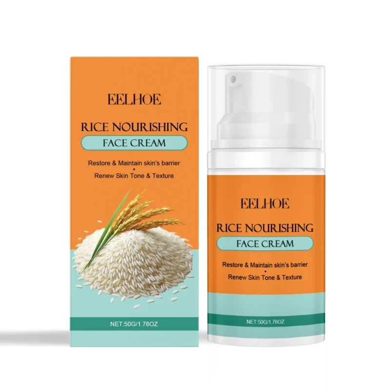 EELHOE Rice Nourishing Face Cream 50g for restoring skin barrier and brightening complexion