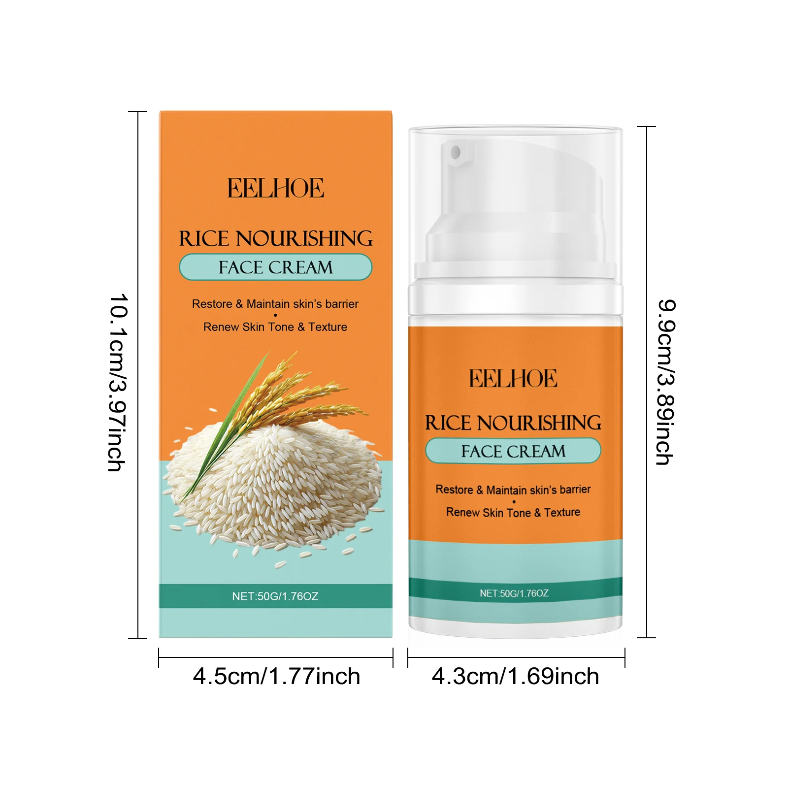 Rice Nourishing Face Cream 50g with Ceramide & Vitamin E for Moisture Barrier Support 1 rice nourishing face cream 50g ee a05 0714 04 desc 1